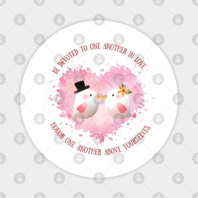 Bible Verse Love Birds Magnet by Mission Bear